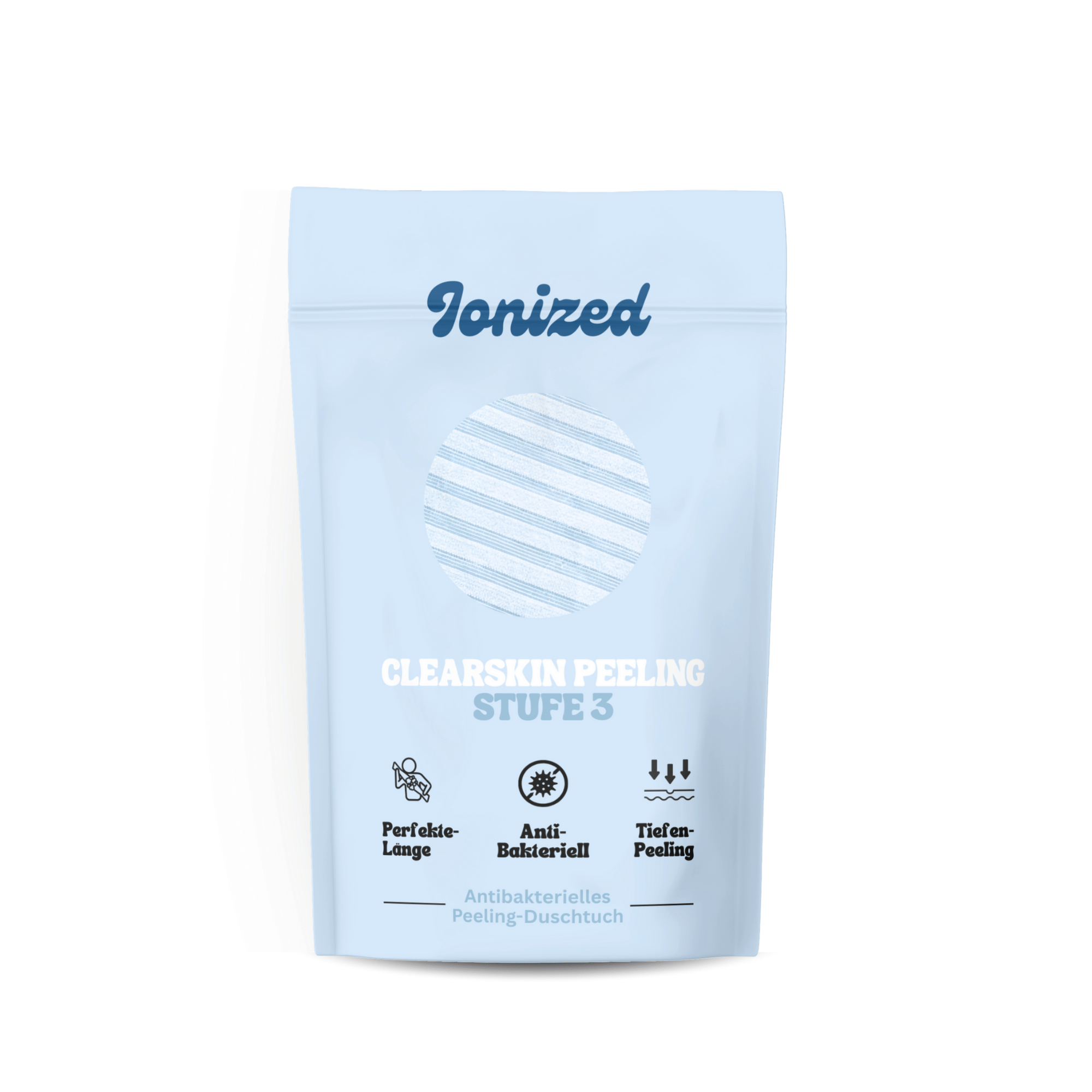 Ionized™ ClearSkin Peeling Duschtuch - Stufe 3